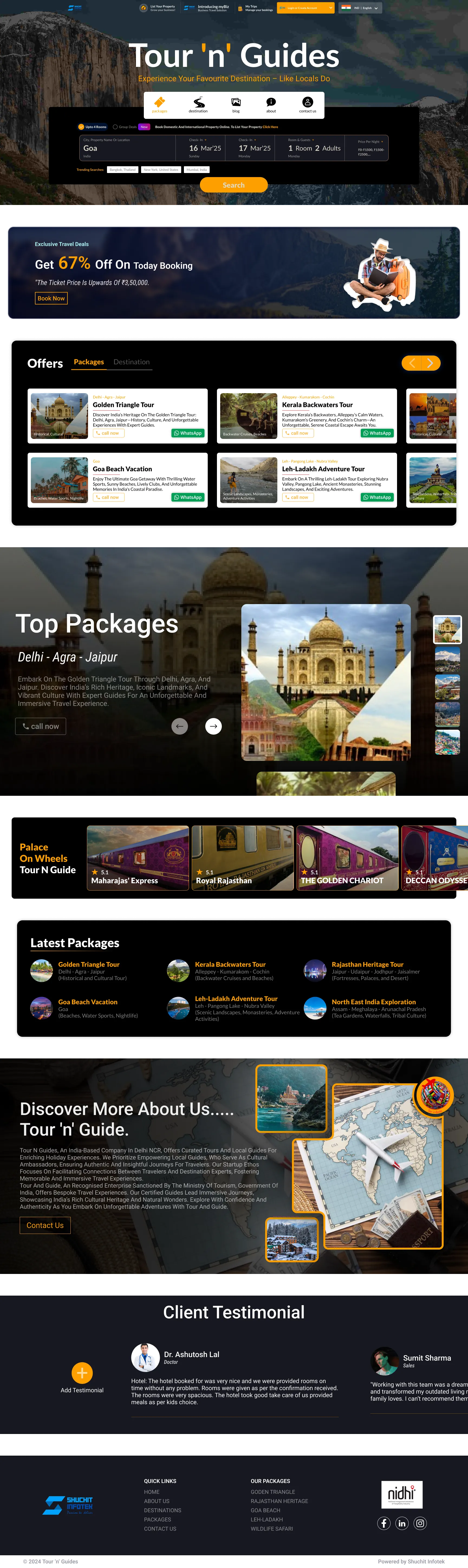 Corporate web development portfolio Ghaziabad